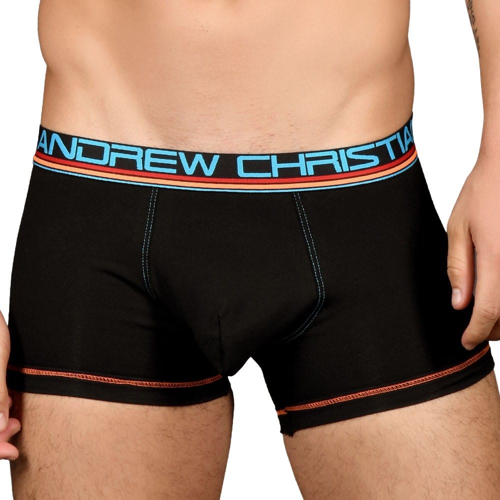 Andrew Christian Almost Naked Cotton Boxer Black