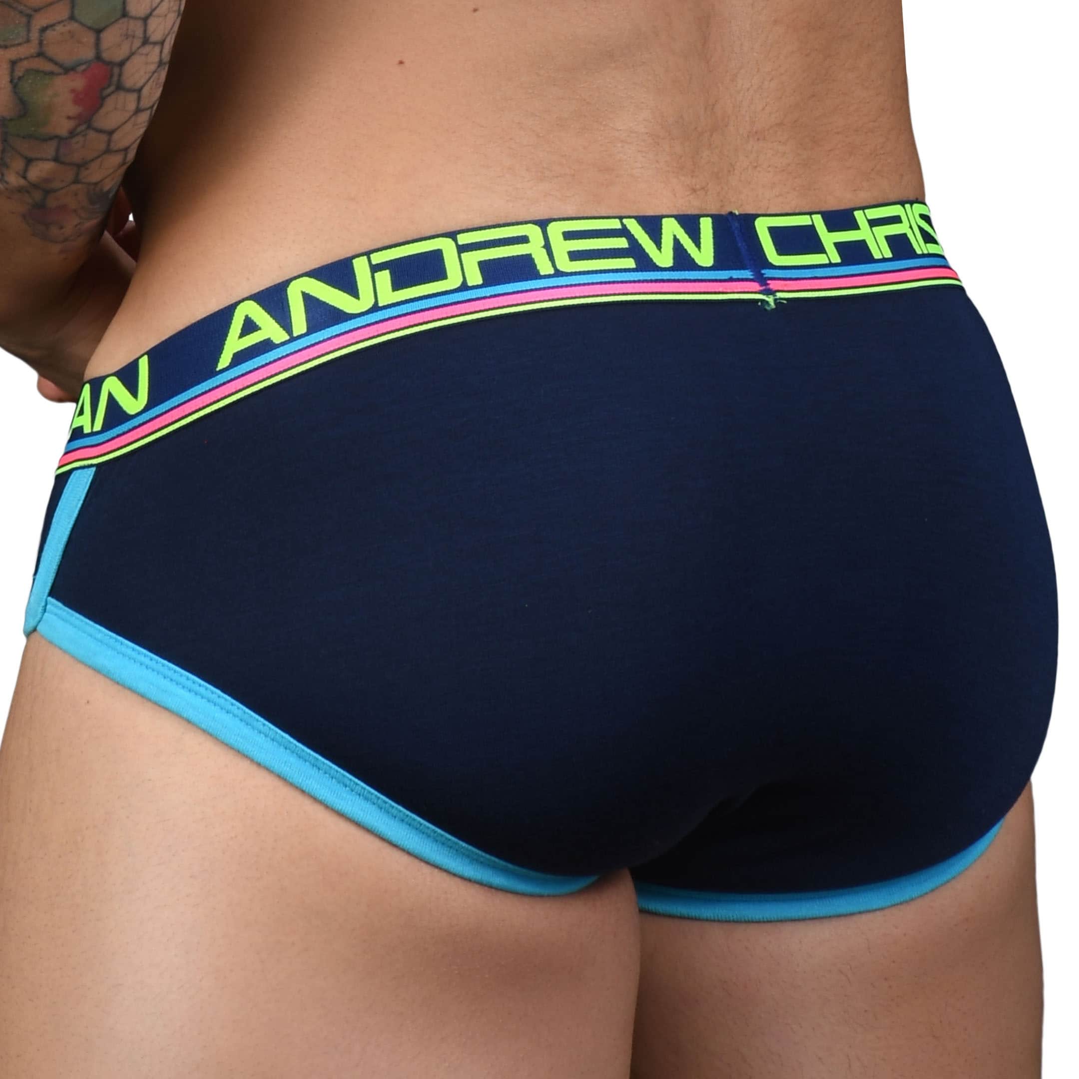 Andrew Christian Coolflex Modal Brief With Show It Navy