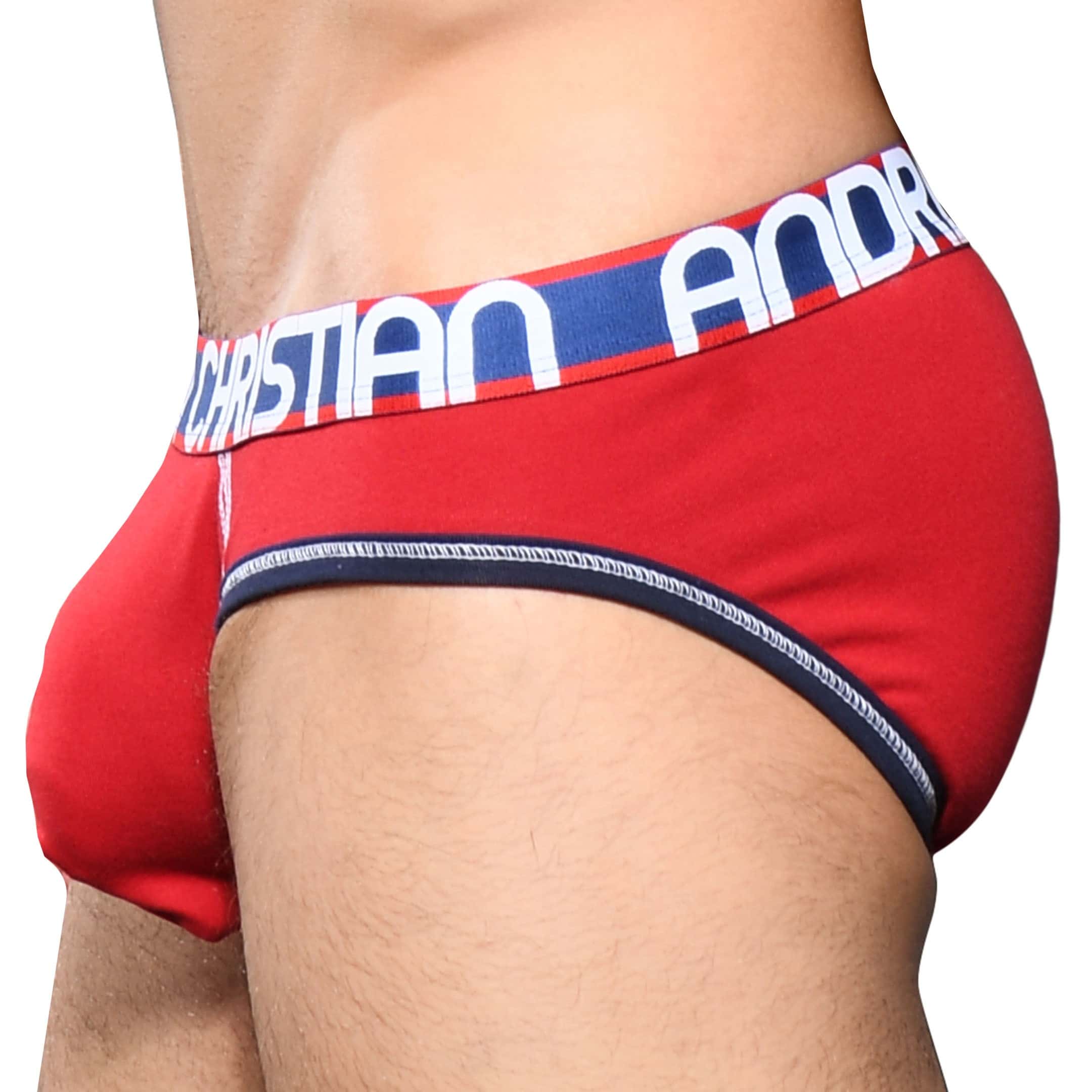 Andrew Christian Almost Naked Cotton Briefs Red