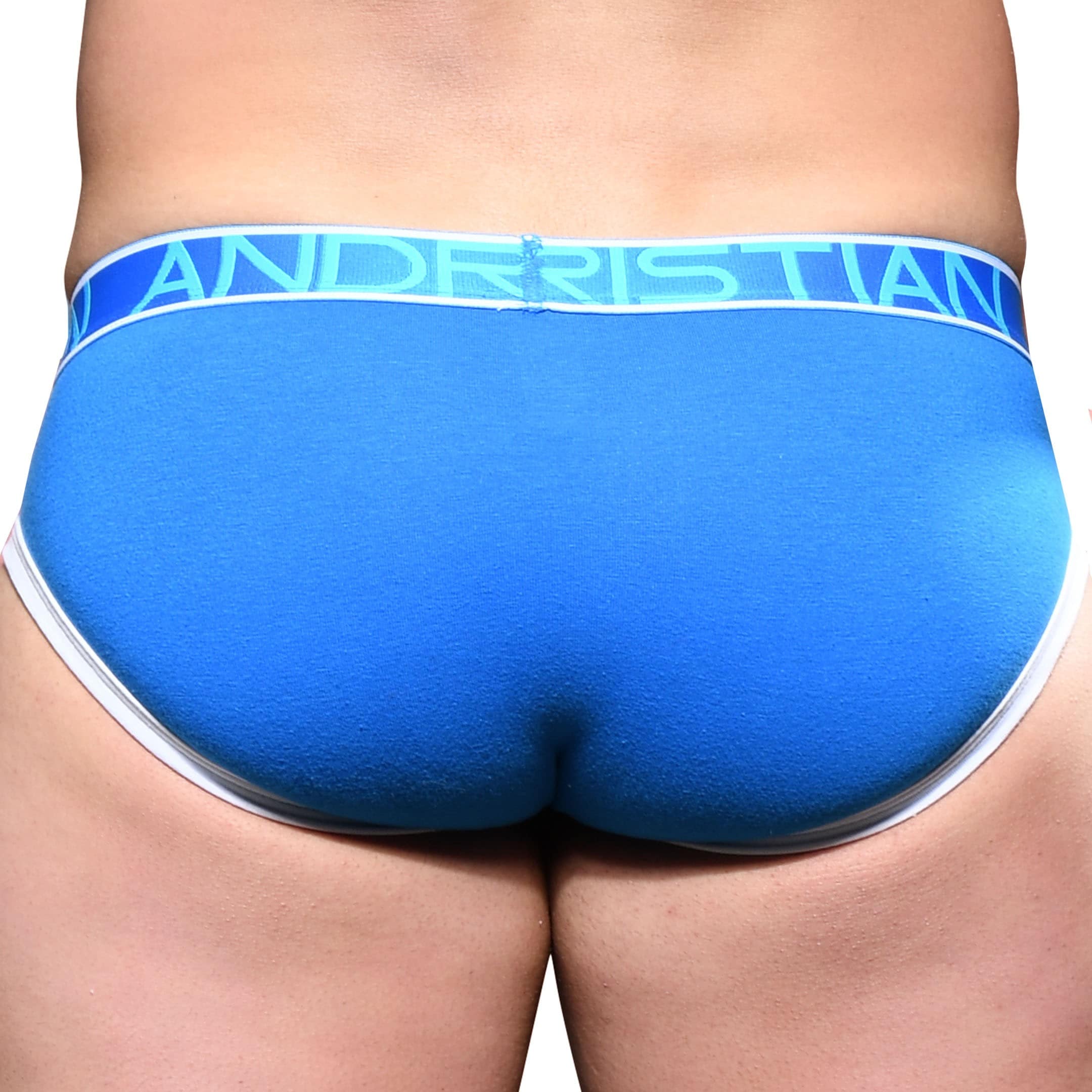 Andrew Christian Almost Naked Fly Tagless Briefs Electric Blue Inderwear