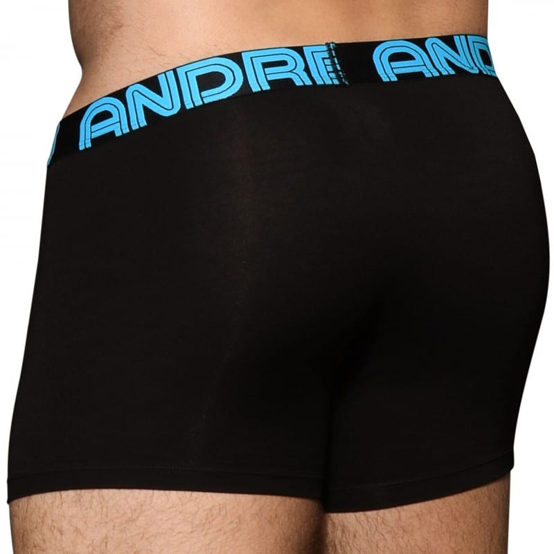 Andrew Christian Almost Naked Bamboo Boxer Briefs Black Inderwear