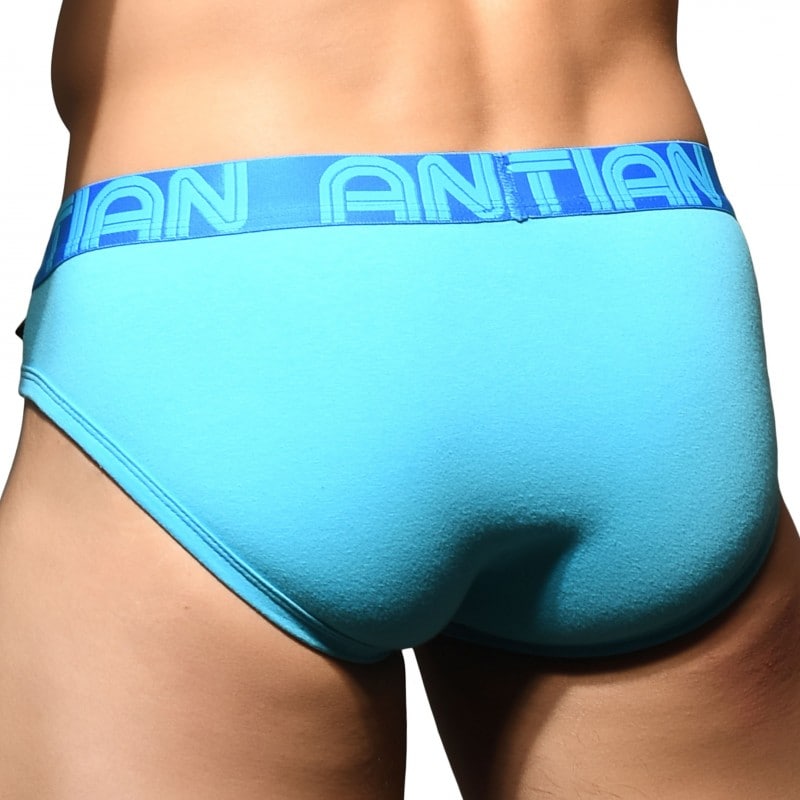 Andrew Christian Almost Naked Fly Tagless Briefs Aqua Inderwear