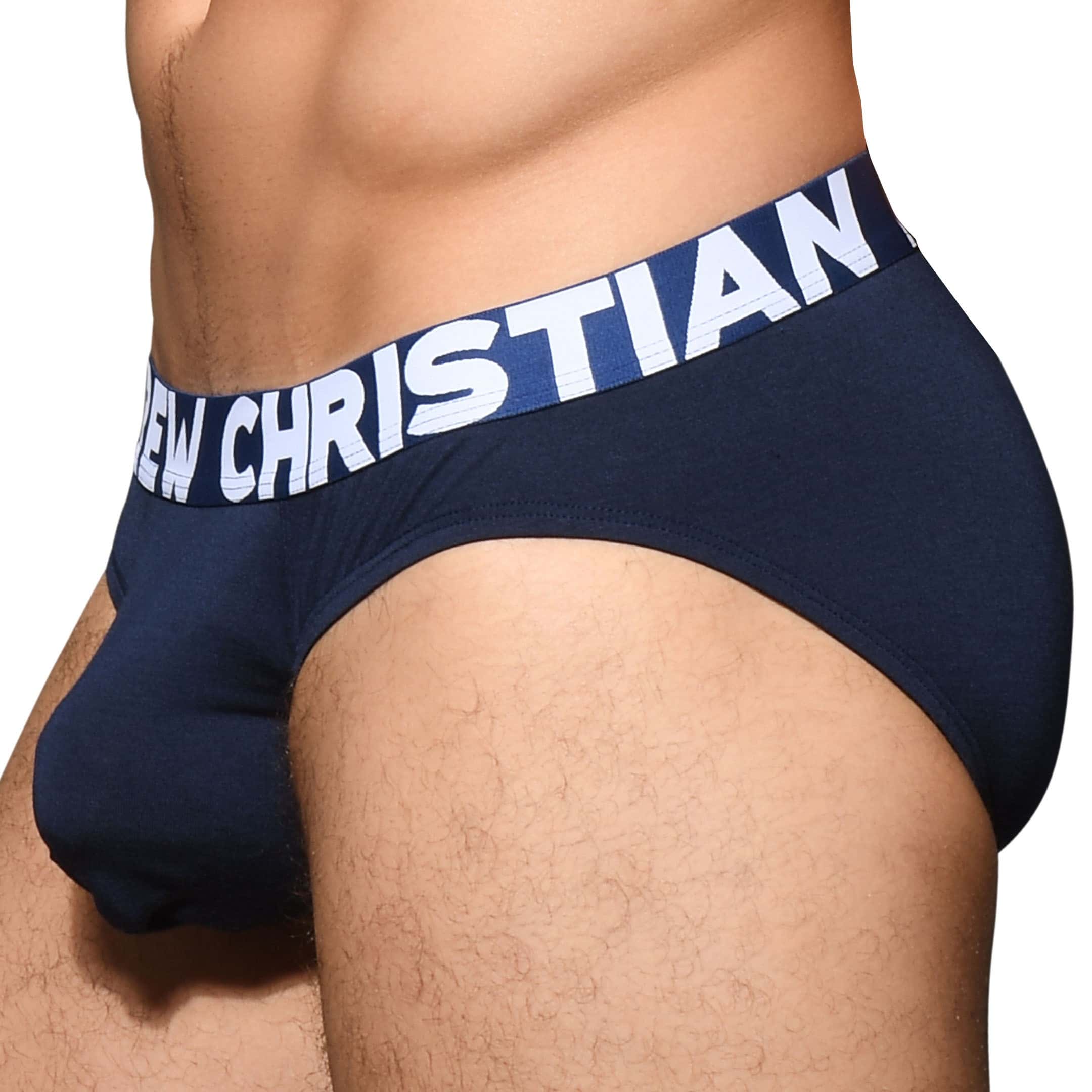 Andrew Christian Bamboo Almost Naked Briefs Navy Inderwear