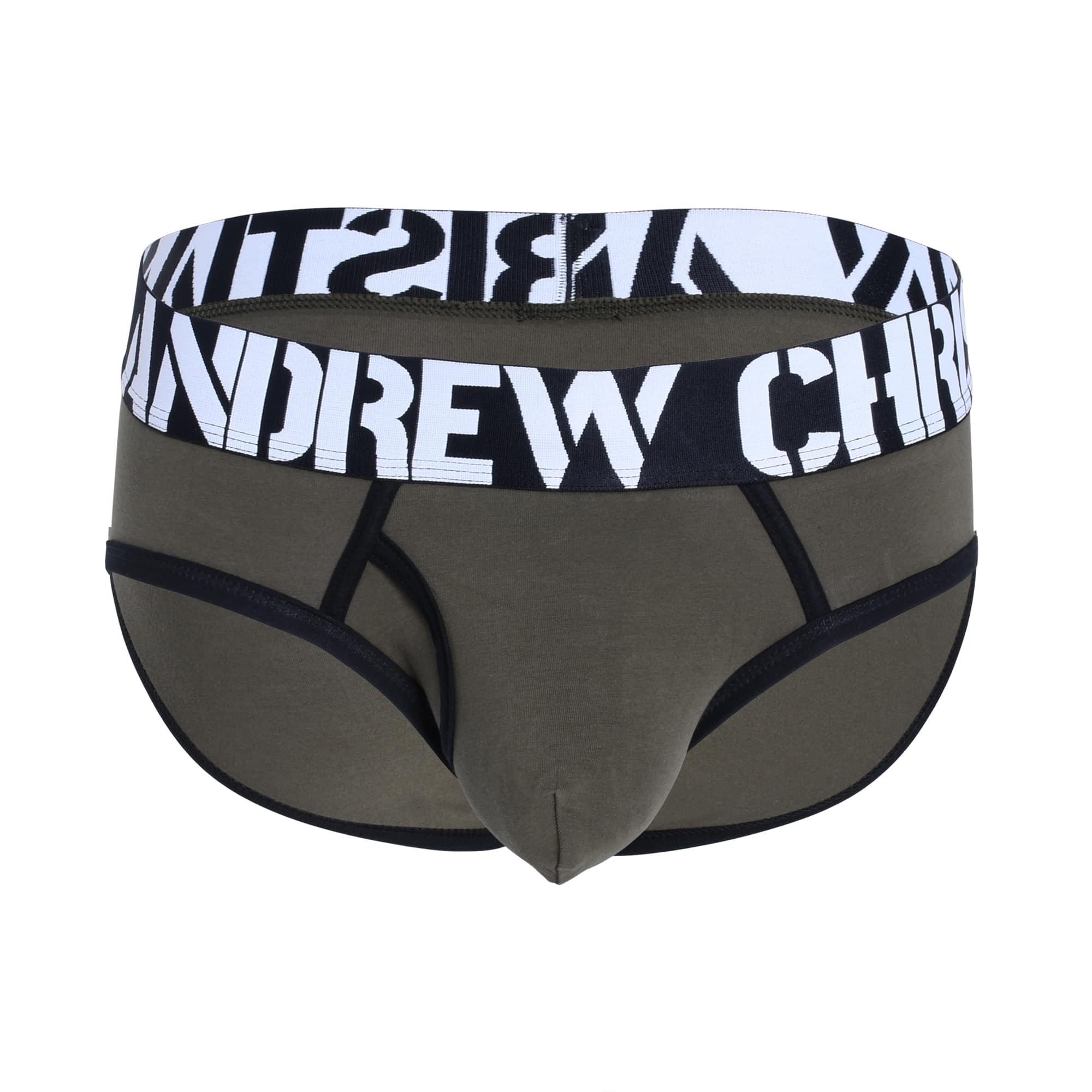 Andrew Christian Slip Almost Naked Capsule Army Olive INDERWEAR