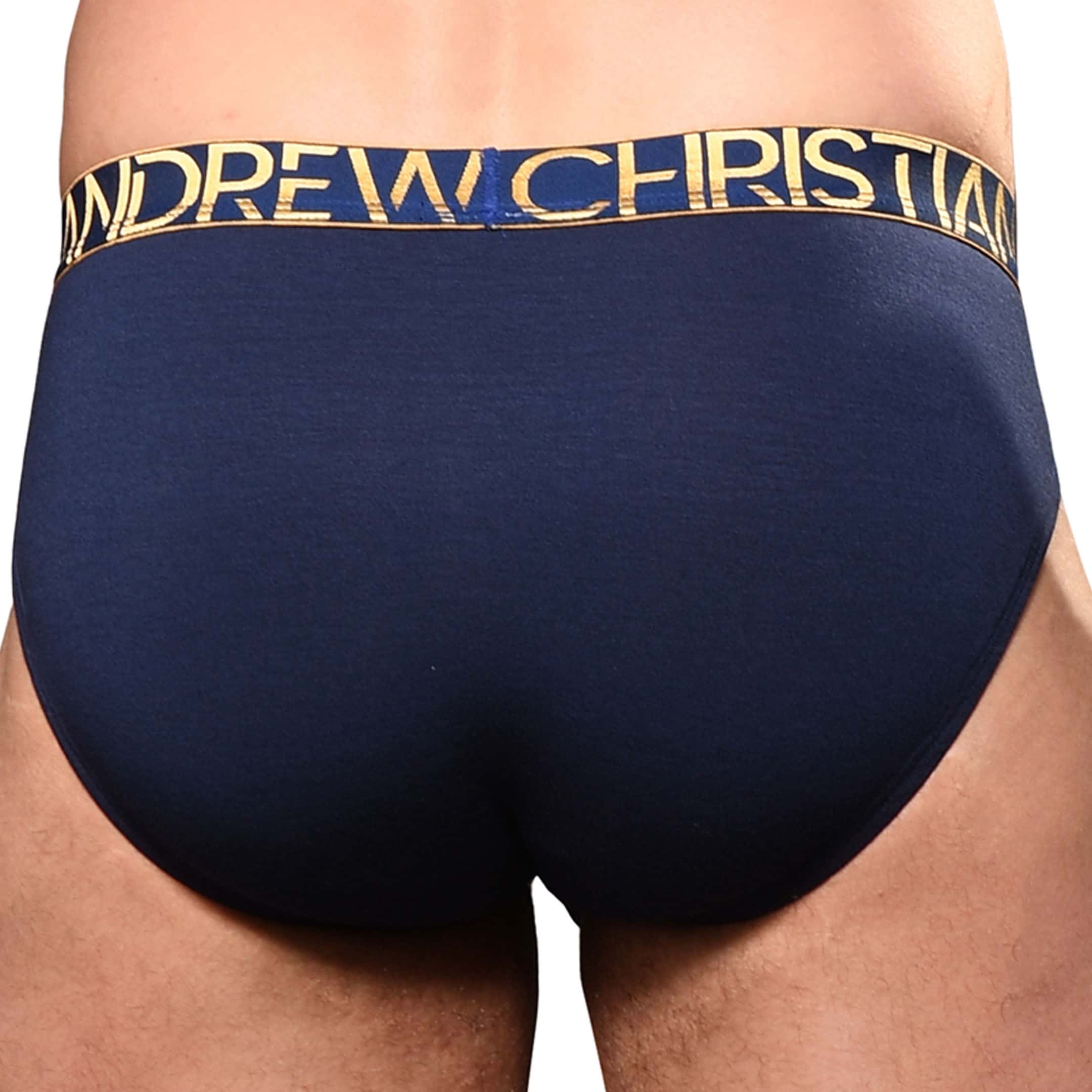 Andrew Christian Slip Almost Naked Happy Modal Bleu Marine Inderwear