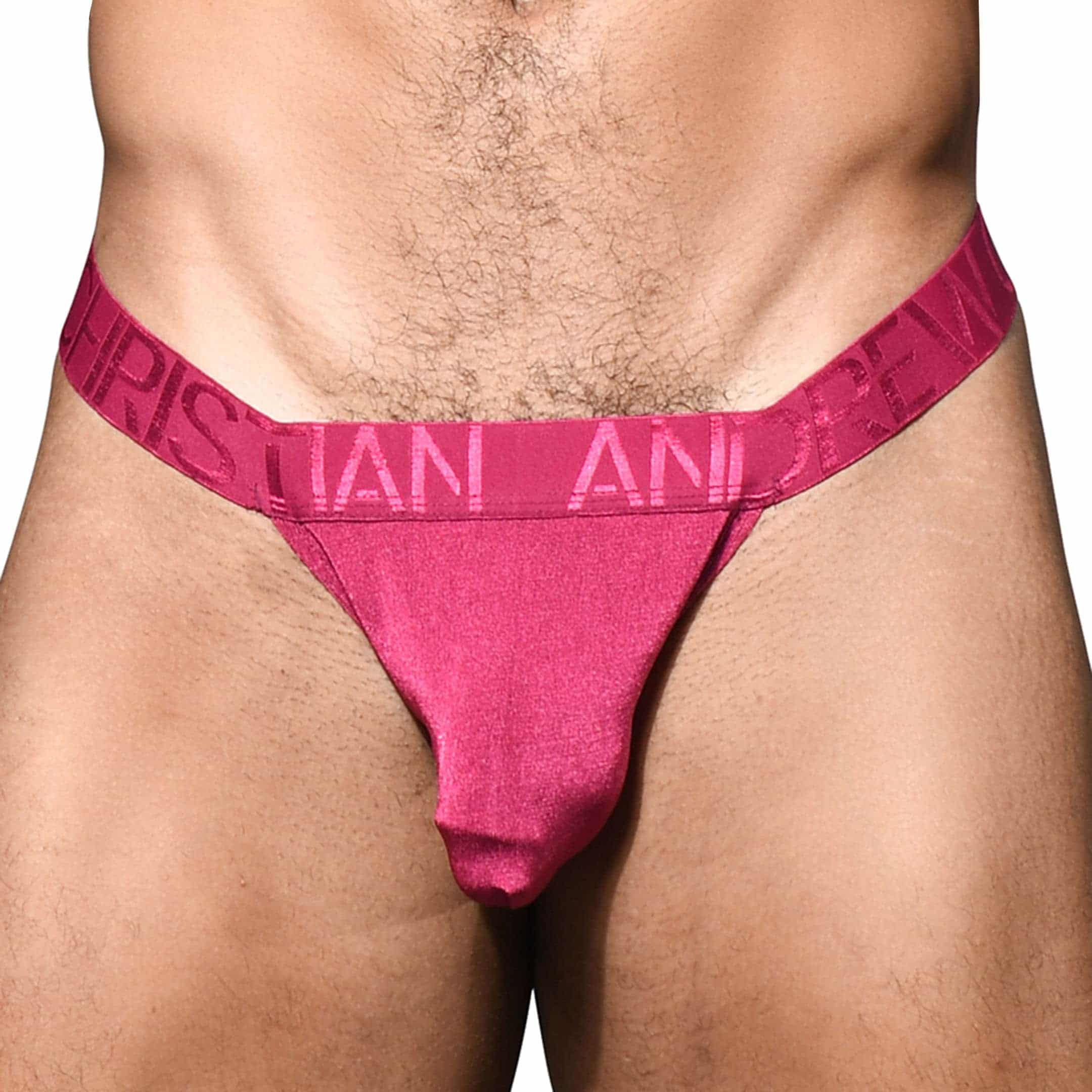 Andrew Christian String Almost Naked Sensual Rib Magenta Inderwear