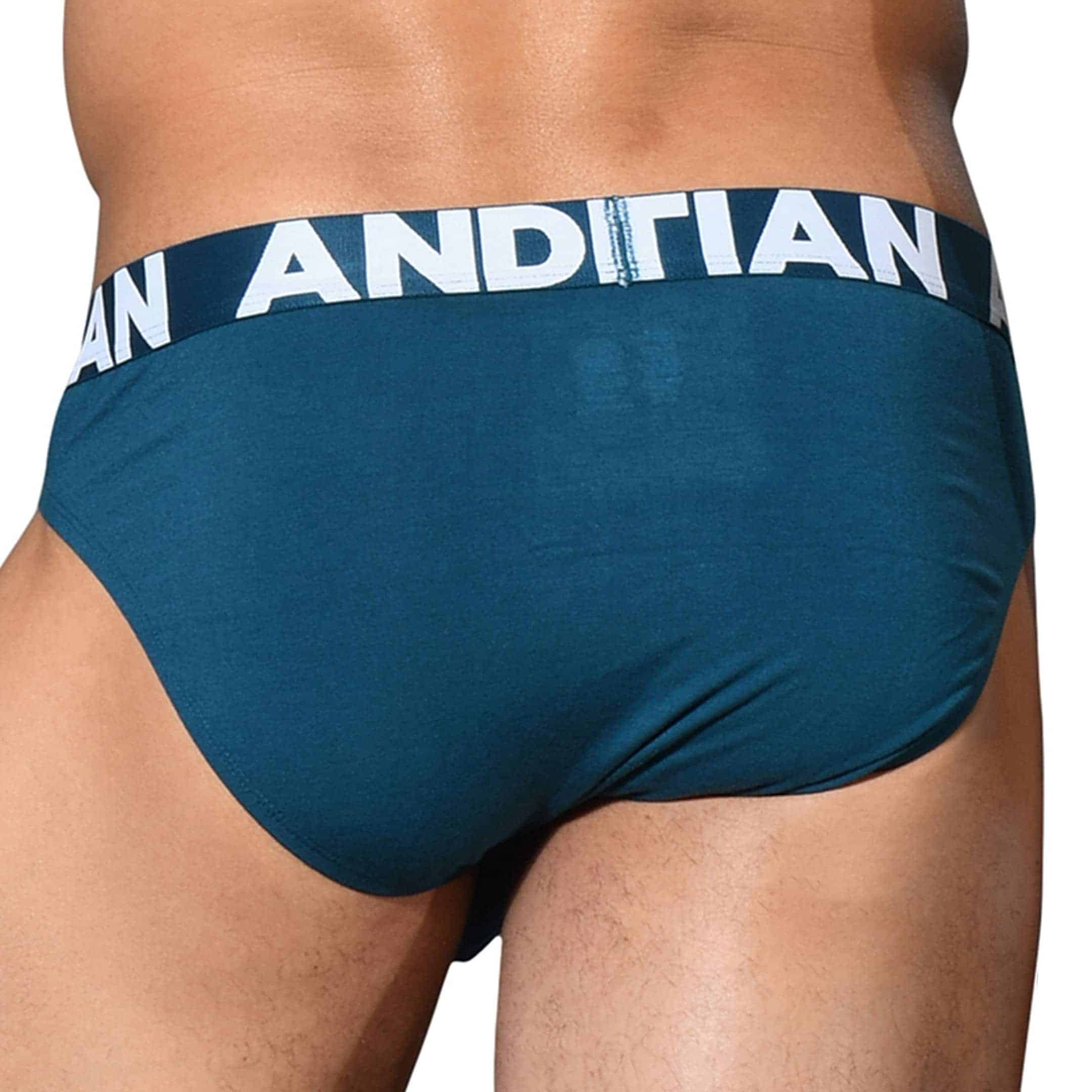 Andrew Christian Slip Almost Naked Bambou Bleu Sarcelle INDERWEAR