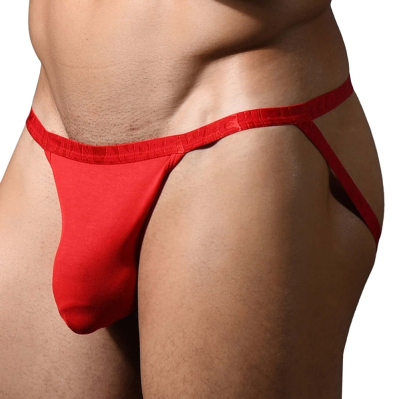 Andrew Christian Almost Naked Lust Modal Jock Red INDERWEAR