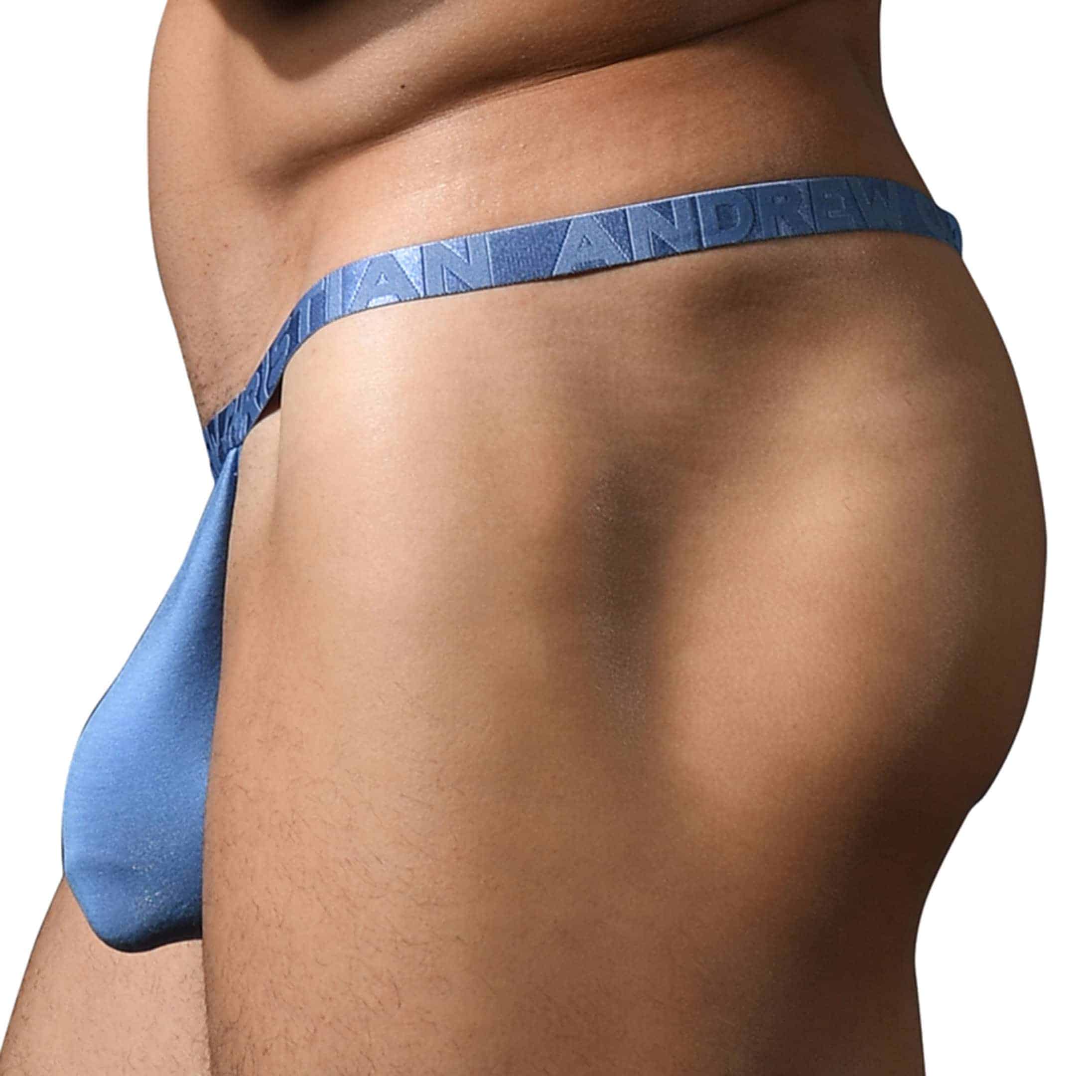 Andrew Christian String Almost Naked Lust Modal Bleu Ardoise INDERWEAR