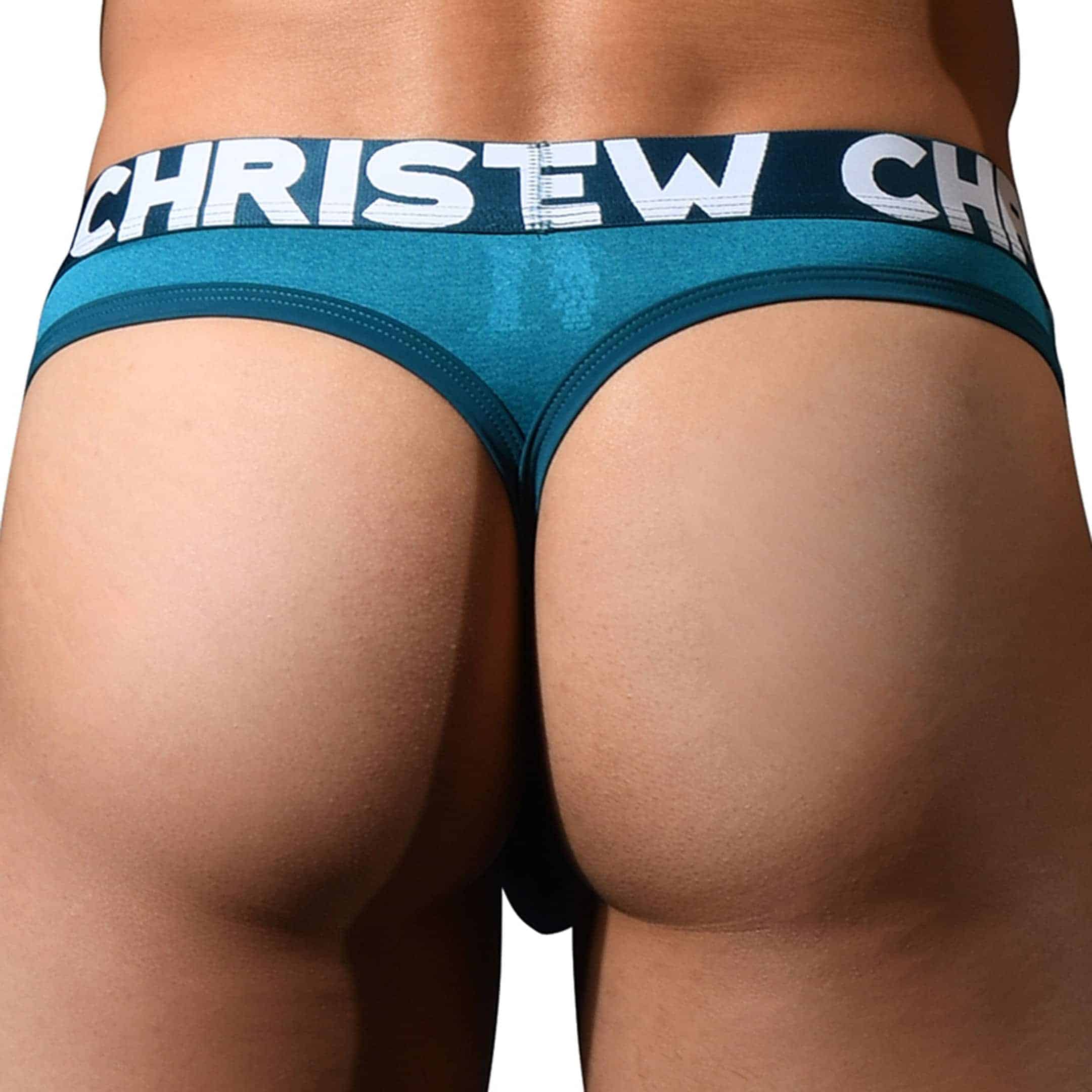 Andrew Christian String Almost Naked Quick Dry Mesh Bleu Sarcelle