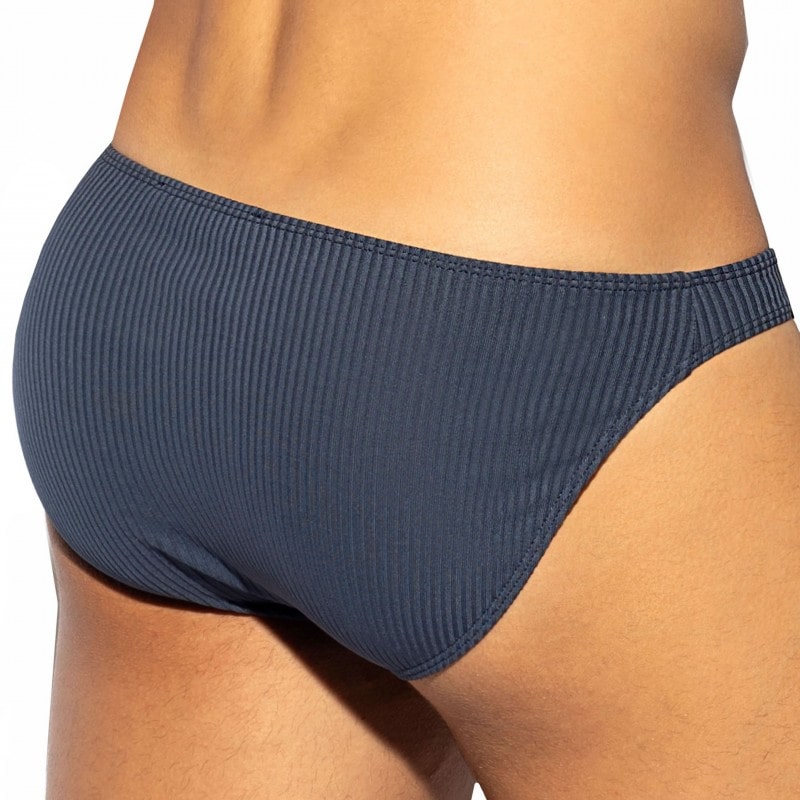 ES Collection Recycled Rib Bikini Briefs Navy INDERWEAR