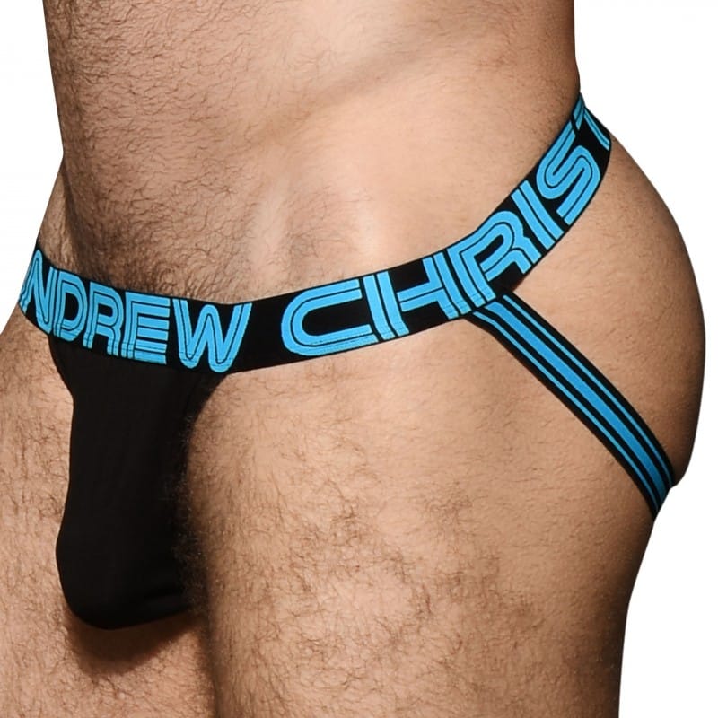 Andrew Christian Almost Naked Bamboo Jock Black Inderwear