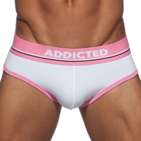 Sport mesh brief - white: Briefs for man brand ADDICTED for sale on