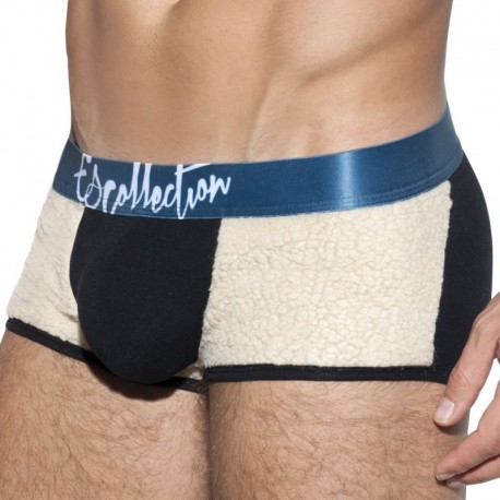 ES Collection Sheepskin Boxer - Black