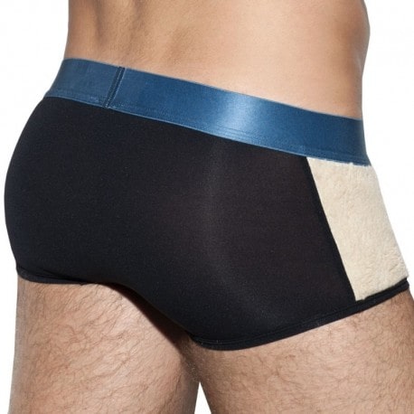 ES Collection Sheepskin Boxer - Black