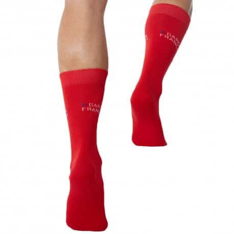 Garçon Français Chaussettes Rouges