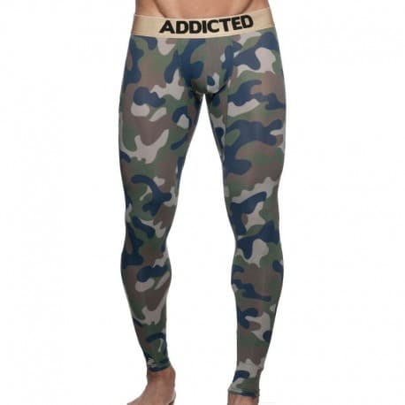 Addicted Bottomless Long John - Khaki Camo