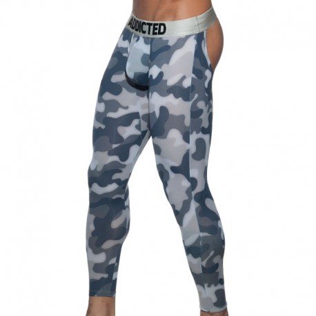 Addicted Bottomless Long John - Grey Camo