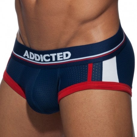 Addicted Sport Mesh Brief - Navy