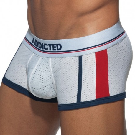 Addicted Sport Mesh Boxer - White