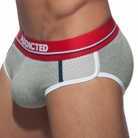 Addicted Super Bulk Sportive Brief - Grey