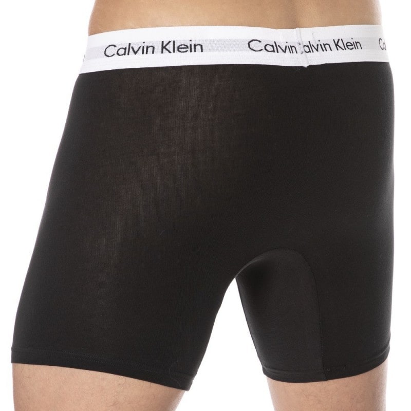 Calvin Klein 3 Pack Cotton Stretch Boxer Briefs - Black/White/Grey