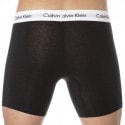 Calvin Klein Lot de 3 Boxers Longs Cotton Stretch Noir - Blanc - Gris
