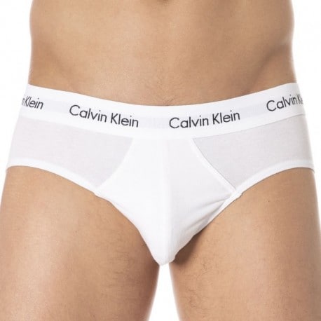 Calvin Klein 3-Pack Cotton Stretch Briefs - Blue - White - Red