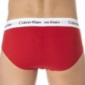 Calvin Klein 3-Pack Cotton Stretch Briefs - Blue - White - Red