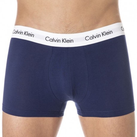 Sous-vêtements homme Calvin Klein CK coton bleu extensible string string  taille