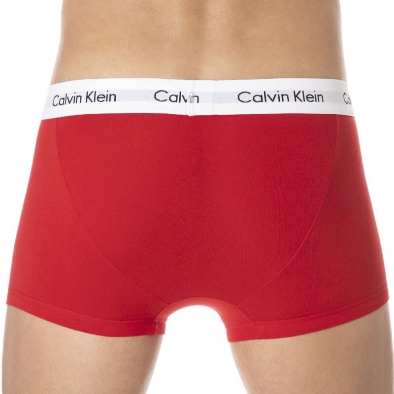 3-Pack Cotton Stretch Boxer Briefs - Blue - White - Red
