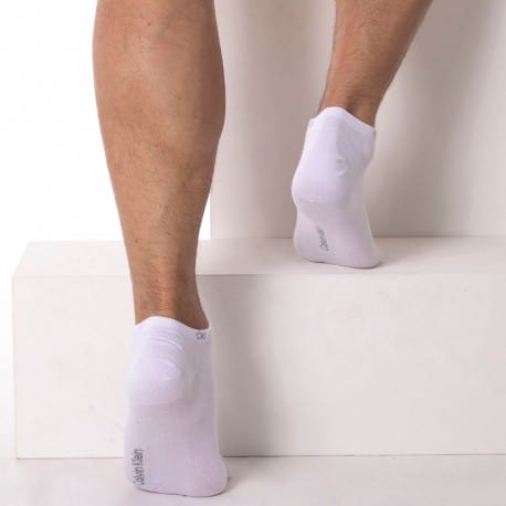 Calvin Klein 3-Pack Thomas Bobby Socks - White