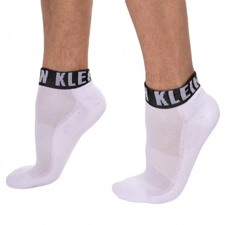 Calvin Klein 3-Pack Drake Bobby Socks - White