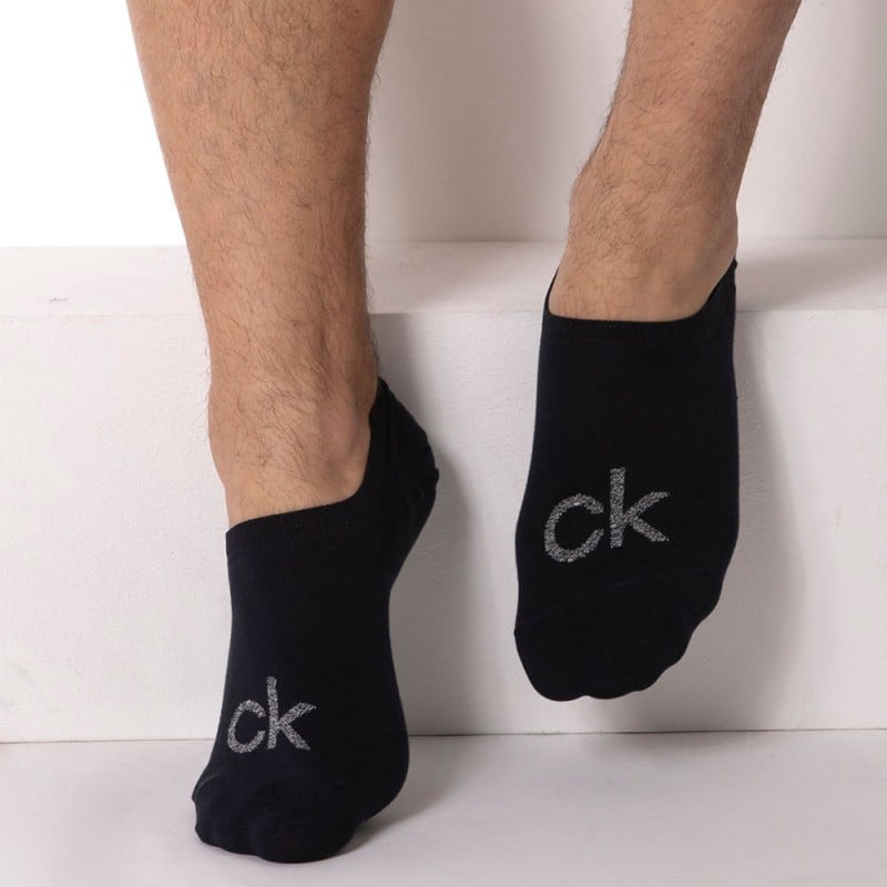 3-Pack Albert Invisible Socks - Black - White - Blue