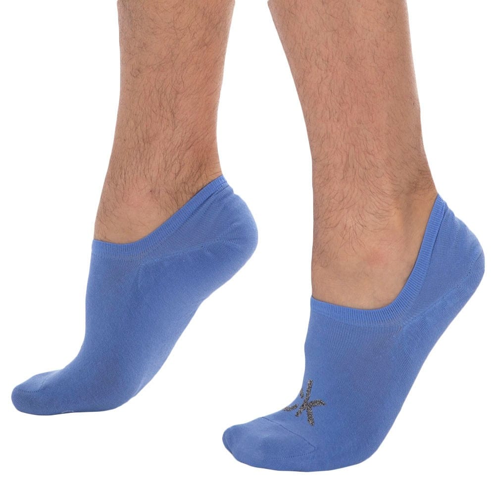 Calvin Klein 3-Pack Albert Invisible Socks - Black - White - Blue