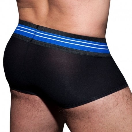 AD Fetish Double Stripe Boxer - Black - Royal