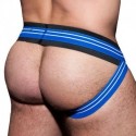 AD Fetish Jock Strap Double Stripe Noir - Royal