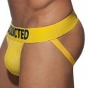 Addicted Push Up Mesh Jock - Yellow