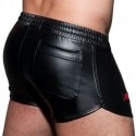 AD Fetish Double Stripe Rocky Short - Black - Red