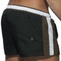 Addicted Basic Stripes Swim Short - Black