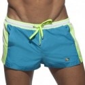 Addicted Short de Bain Basic Stripes Bleu Paon