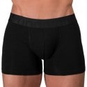 Rounderbum Long Padded Cotton Boxer Briefs - Black