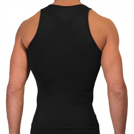 Rounderbum Seamless Compression Tank Top - Black