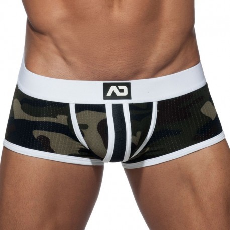 Addicted Camo Stripe Boxer - White