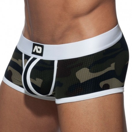 Addicted Camo Stripe Boxer - White