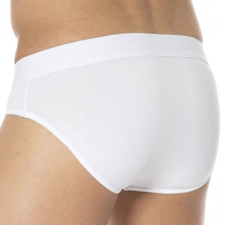 Doreanse Slip Elegant Zip Blanc