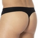 Doreanse Elegant Zip Thong - Black