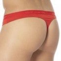 Doreanse Elegant Zip Thong - Red