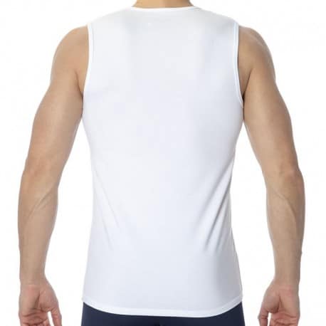 Doreanse Essential V-Neck Tank Top - White