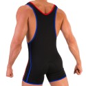 Barcode Allan Singlet - Black